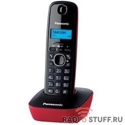 Panasonic KX-TG1611RUR (красный) {АОН, Caller ID,12 мелодий звонка,подсветка дисплея,поиск трубки}