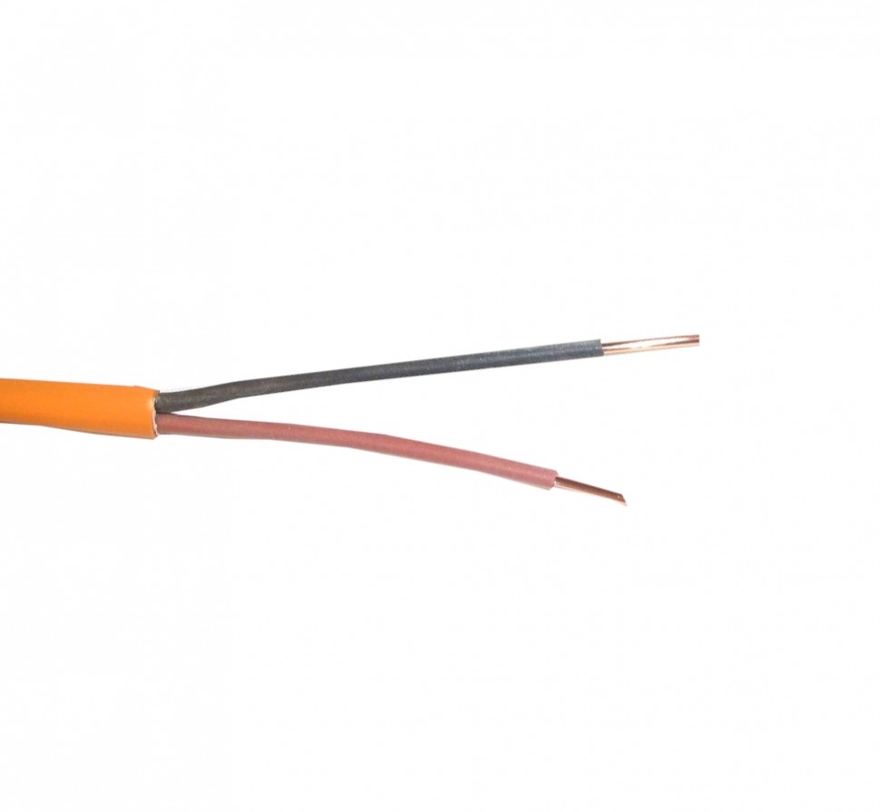 Кабель сигнальный ТЕХНОКАБЕЛЬ, неэкранированный, КПСнг(А)-FRLS, 1*2*0.75мм2 (0,98мм) 200м, оранж. АКЦИЯ