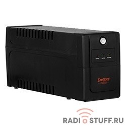 Exegate EP285538RUS ИБП ExeGate Power Back BNB-600.LED.AVR.C13.RJ <600VA/360W, LED, AVR,4*IEC-C13, RJ45/11, Black>