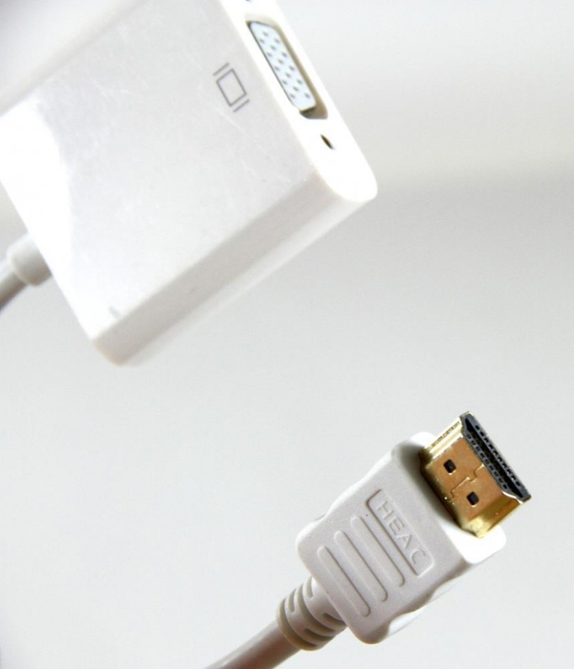 Сетевой кабель VCOM 0.1m HDMI(M) to VGA(F) CG558